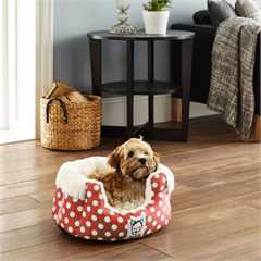 Bunty Deep Dream Dog Bed - Red